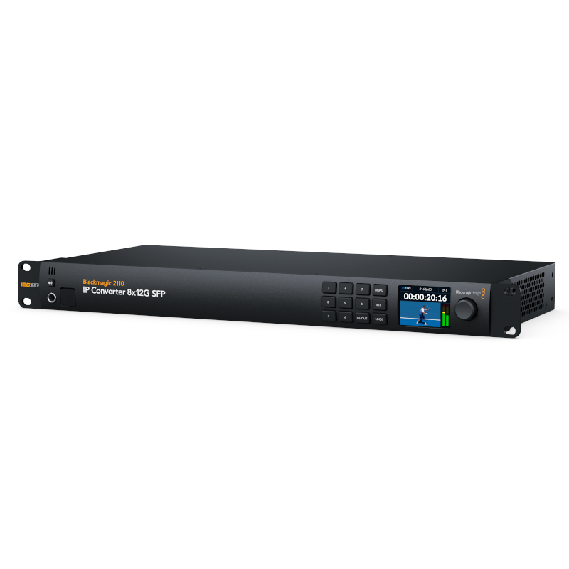 Blackmagic 2110 IP Converter 8x12G SFP