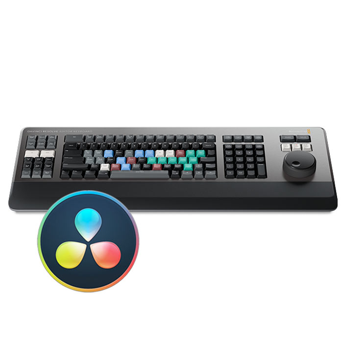 Blackmagic DaVinci Resolve Editor-Keyboard + Gratis DaVinci Resolve Studio