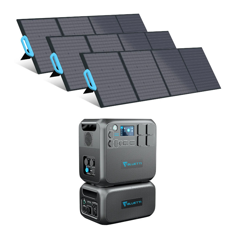 BLUETTI AC200MAX + B230 + 3x PV200 Stromaggregat Solar