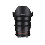 Samyang 24mm T1.5 VDSLR II Objektiv für Sony E-Mount Vollansicht