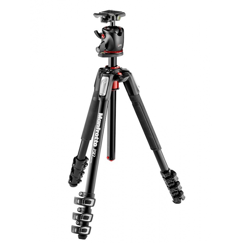 Manfrotto 190 Alu Stativ QPL mit XPRO Kugelkopf