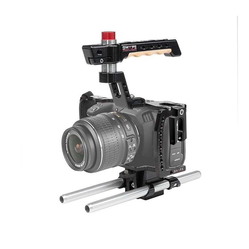 SHAPE Blackmagic Pocket Cinema 4K / 6K Cage with 15mm Rod System