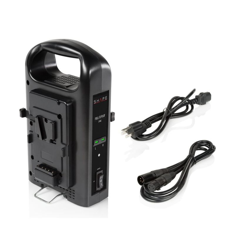 SHAPE Full Play Intelligent Dual V-Mount Li-Ion Battery Charger