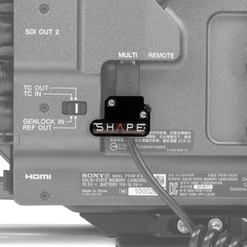 Shape Kabelklemme für Sony FX9 Remote Handle