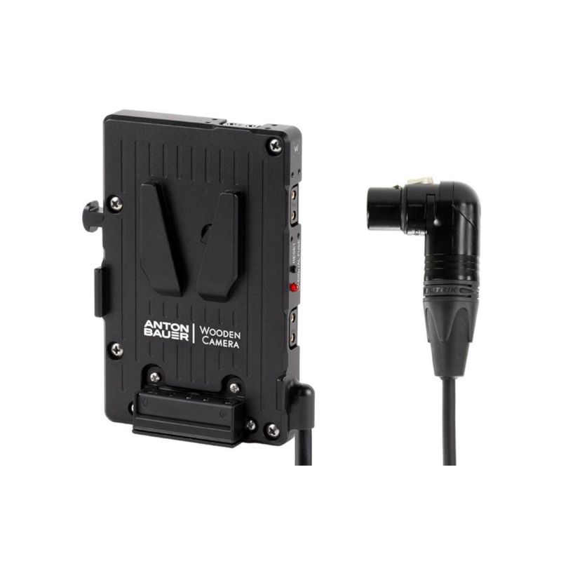 Wooden Camera Pro V-Mount - 4pin XLR Right Angle